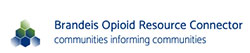 logo brandeis opioid resource connector